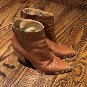 Worn in lucky brand ankle boots 9